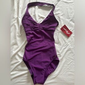 NWT Capezio halter leotard